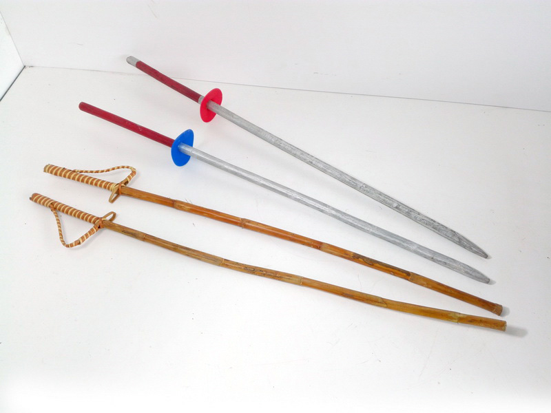 arma espada estoque juguete infantil asia madera bambu l 88-92 2u